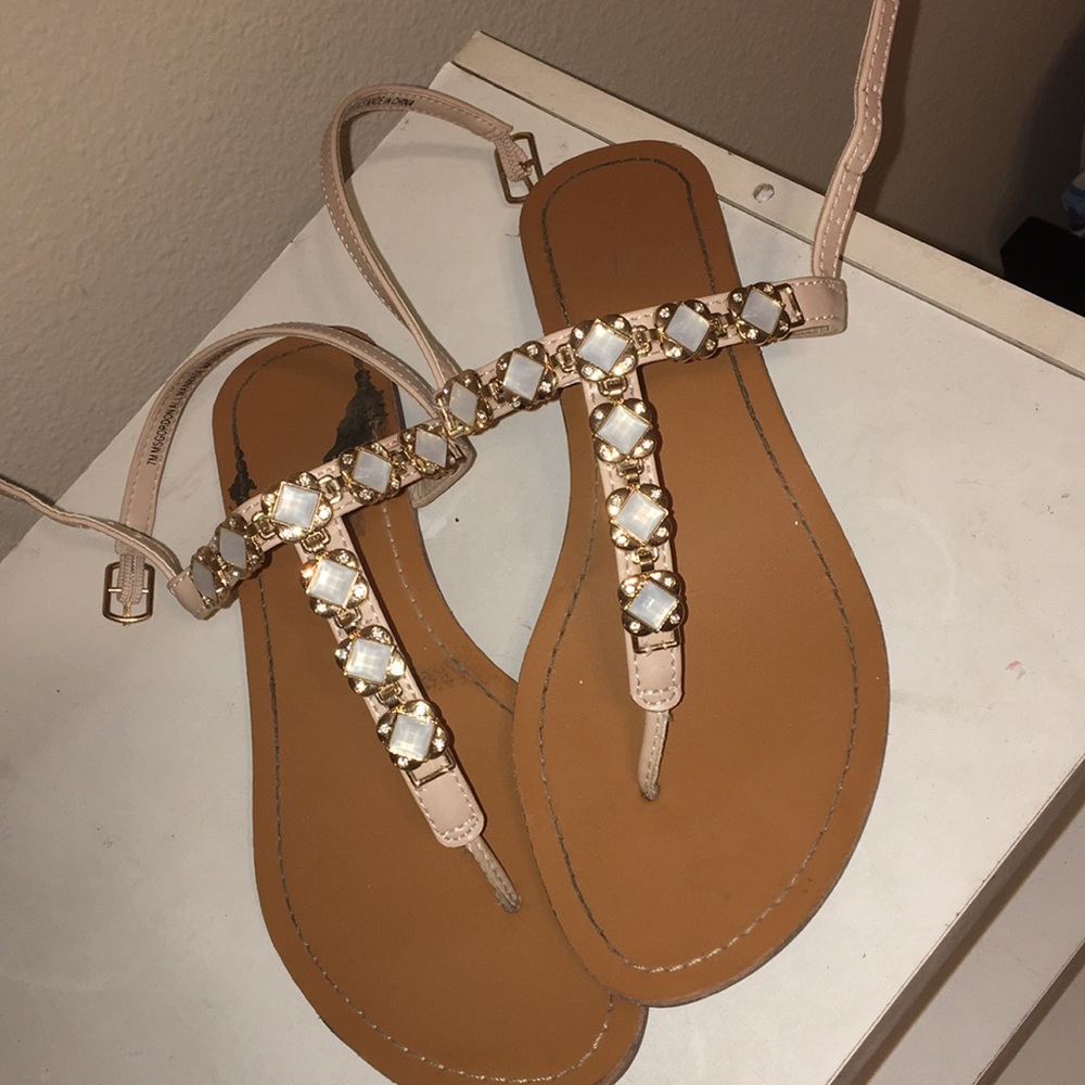 bedazzled sandals
